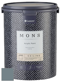 MONS CEILING PAINT – Aбсолютно матовая потолочная краска, 2% блеска цвет NCS S 5010-B10G 