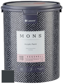 MONS EGGSHELL PAINT – 100% акриловая шелковисто-матовая краска, 7 % блеска цвет NCS S 8505-B 