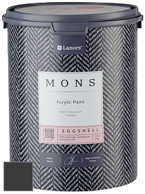 MONS EGGSHELL PAINT – 100% акриловая шелковисто-матовая краска, 7 % блеска цвет NCS S 9000-N 