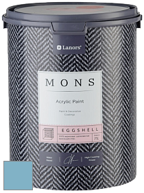 MONS EGGSHELL PAINT – 100% акриловая шелковисто-матовая краска, 7 % блеска цвет NCS S 2030-B 