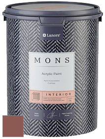 MONS INTERIOR PAINT – 100% акриловая глубоко матовая краска, 3% блеска цвет NCS S 5030-Y80R 