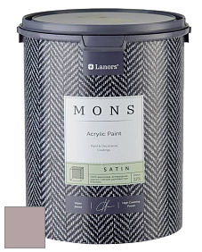 MONS SATIN PAINT – 100% акриловая полуматовая краска, 12% блеска цвет NCS S 3010-R10B 