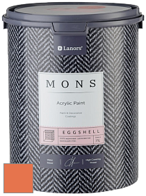 MONS EGGSHELL PAINT – 100% акриловая шелковисто-матовая краска, 7 % блеска цвет NCS S 1070-Y60R 