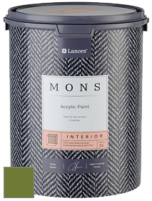 MONS INTERIOR PAINT – 100% акриловая глубоко матовая краска, 3% блеска цвет NCS S 3560-G40Y 