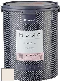 MONS EGGSHELL PAINT – 100% акриловая шелковисто-матовая краска, 7 % блеска цвет NCS S 0603-Y40R 