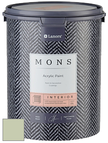 MONS INTERIOR PAINT – 100% акриловая глубоко матовая краска, 3% блеска цвет NCS S 1515-G40Y 