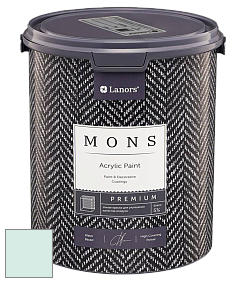 MONS PREMIUM PAINT – 100% акриловая интерьерная краска с шелковистым матовым блеском цвет NCS S 0510-B70G 