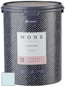 MONS EGGSHELL PAINT – 100% акриловая шелковисто-матовая краска, 7 % блеска цвет NCS S 0510-B10G 