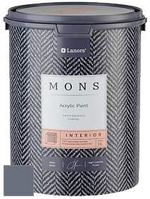 MONS INTERIOR PAINT – 100% акриловая глубоко матовая краска, 3% блеска цвет NCS S 6010-R70B 