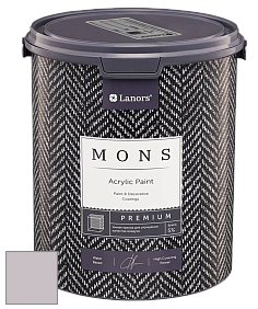MONS PREMIUM PAINT – 100% акриловая интерьерная краска с шелковистым матовым блеском цвет NCS S 2005-R30B 