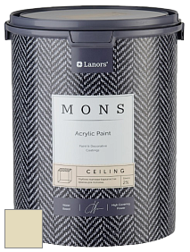 MONS CEILING PAINT – Aбсолютно матовая потолочная краска, 2% блеска цвет NCS S 1010-G90Y 