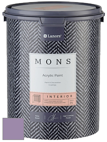 MONS INTERIOR PAINT – 100% акриловая глубоко матовая краска, 3% блеска цвет NCS S 3030-R50B 