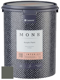 MONS INTERIOR PAINT – 100% акриловая глубоко матовая краска, 3% блеска цвет NCS S 7005-G50Y 