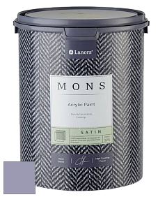 MONS SATIN PAINT – 100% акриловая полуматовая краска, 12% блеска цвет NCS S 3020-R60B 