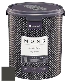 MONS PREMIUM PAINT – 100% акриловая интерьерная краска с шелковистым матовым блеском цвет NCS S 8505-G80Y 
