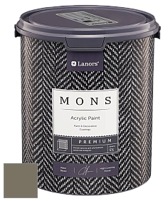 MONS PREMIUM PAINT – 100% акриловая интерьерная краска с шелковистым матовым блеском цвет NCS S 6010-G90Y 