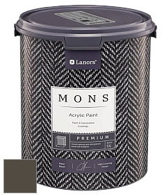 MONS PREMIUM PAINT – 100% акриловая интерьерная краска с шелковистым матовым блеском цвет NCS S 8005-Y 