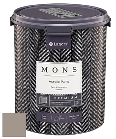 MONS PREMIUM PAINT – 100% акриловая интерьерная краска с шелковистым матовым блеском цвет NCS S 4005-Y50R 
