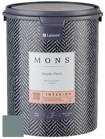 MONS INTERIOR PAINT – 100% акриловая глубоко матовая краска, 3% блеска цвет NCS S 5010-B50G 