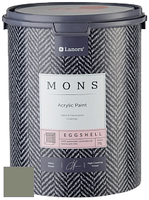 MONS EGGSHELL PAINT – 100% акриловая шелковисто-матовая краска, 7 % блеска цвет NCS S 5010-G50Y 