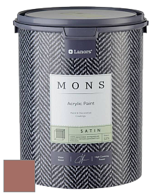 MONS SATIN PAINT – 100% акриловая полуматовая краска, 12% блеска цвет NCS S 4030-Y80R 
