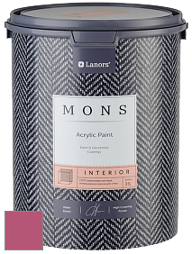 MONS INTERIOR PAINT – 100% акриловая глубоко матовая краска, 3% блеска цвет NCS S 2060-R20B 