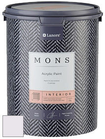 MONS INTERIOR PAINT – 100% акриловая глубоко матовая краска, 3% блеска цвет NCS S 0505-R40B 