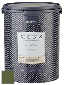 MONS CEILING PAINT – Aбсолютно матовая потолочная краска, 2% блеска цвет NCS S 5540-G40Y 
