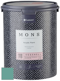 MONS EGGSHELL PAINT – 100% акриловая шелковисто-матовая краска, 7 % блеска цвет NCS S 3030-B70G 
