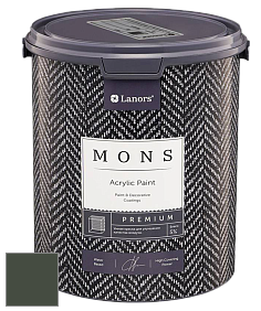 MONS PREMIUM PAINT – 100% акриловая интерьерная краска с шелковистым матовым блеском цвет NCS S 8010-G30Y 