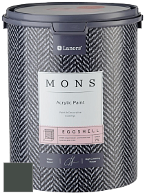 MONS EGGSHELL PAINT – 100% акриловая шелковисто-матовая краска, 7 % блеска цвет NCS S 8005-G 