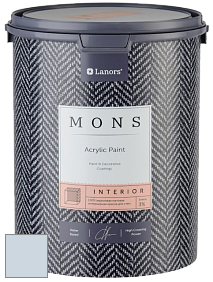 MONS INTERIOR PAINT – 100% акриловая глубоко матовая краска, 3% блеска цвет NCS S 1010-R80B 