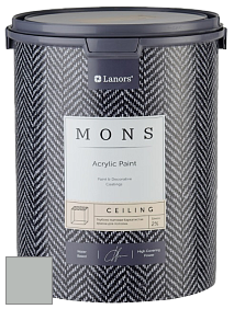 MONS CEILING PAINT – Aбсолютно матовая потолочная краска, 2% блеска цвет NCS S 2502-G 