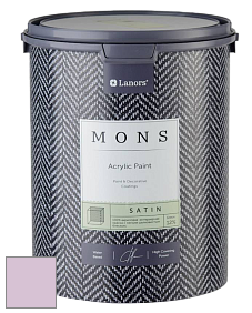 MONS SATIN PAINT – 100% акриловая полуматовая краска, 12% блеска цвет NCS S 1020-R40B 