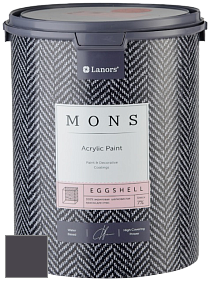 MONS EGGSHELL PAINT – 100% акриловая шелковисто-матовая краска, 7 % блеска цвет NCS S 8005-R50B 