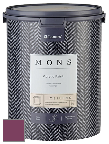 MONS CEILING PAINT – Aбсолютно матовая потолочная краска, 2% блеска цвет NCS S 4050-R30B 