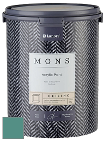 MONS CEILING PAINT – Aбсолютно матовая потолочная краска, 2% блеска цвет NCS S 4030-B70G 