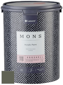 MONS EGGSHELL PAINT – 100% акриловая шелковисто-матовая краска, 7 % блеска цвет NCS S 7010-G50Y 
