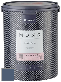 MONS EGGSHELL PAINT – 100% акриловая шелковисто-матовая краска, 7 % блеска цвет NCS S 6020-R80B 