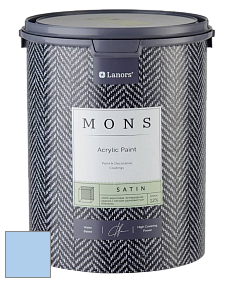 MONS SATIN PAINT – 100% акриловая полуматовая краска, 12% блеска цвет NCS S 0530-R80B 
