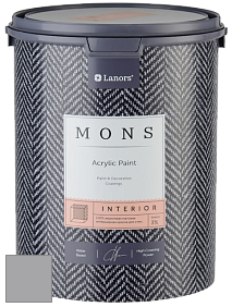 MONS INTERIOR PAINT – 100% акриловая глубоко матовая краска, 3% блеска цвет NCS S 3502-R50B 