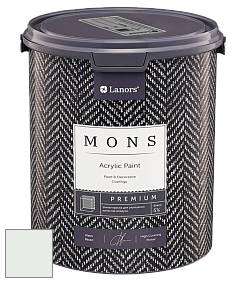 MONS PREMIUM PAINT – 100% акриловая интерьерная краска с шелковистым матовым блеском цвет NCS S 0505-G 