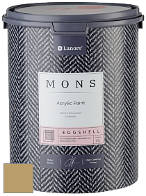 MONS EGGSHELL PAINT – 100% акриловая шелковисто-матовая краска, 7 % блеска цвет NCS S 3030-Y 