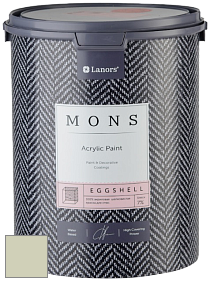 MONS EGGSHELL PAINT – 100% акриловая шелковисто-матовая краска, 7 % блеска цвет NCS S 1510-G60Y 