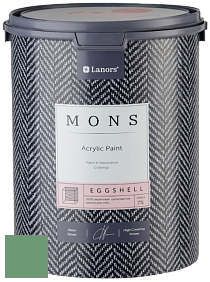 MONS EGGSHELL PAINT – 100% акриловая шелковисто-матовая краска, 7 % блеска цвет NCS S 3040-G10Y 