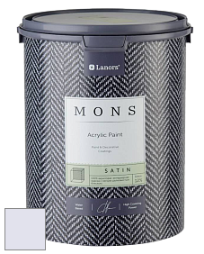 MONS SATIN PAINT – 100% акриловая полуматовая краска, 12% блеска цвет NCS S 0510-R60B 