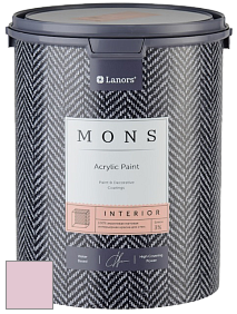 MONS INTERIOR PAINT – 100% акриловая глубоко матовая краска, 3% блеска цвет MONS 223 Пастораль