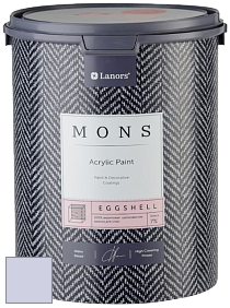 MONS EGGSHELL PAINT – 100% акриловая шелковисто-матовая краска, 7 % блеска цвет NCS S 1015-R60B 