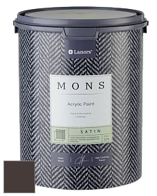 MONS SATIN PAINT – 100% акриловая полуматовая краска, 12% блеска цвет NCS S 8505-R 
