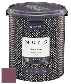 MONS PREMIUM PAINT – 100% акриловая интерьерная краска с шелковистым матовым блеском цвет NCS S 5030-R20B 